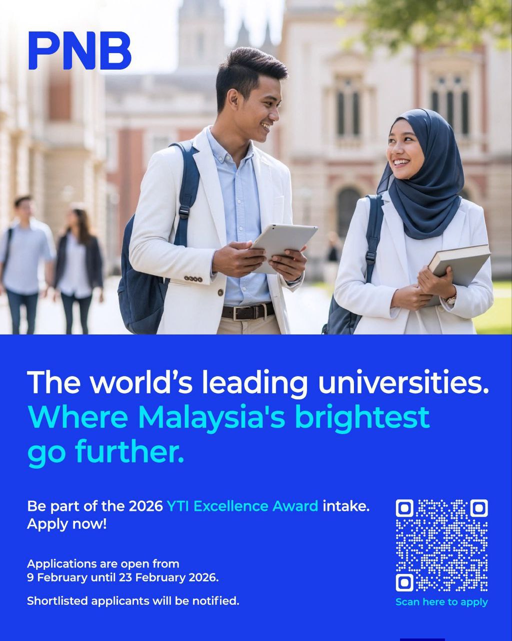 Biasiswa PNB | YTI Execllence Award